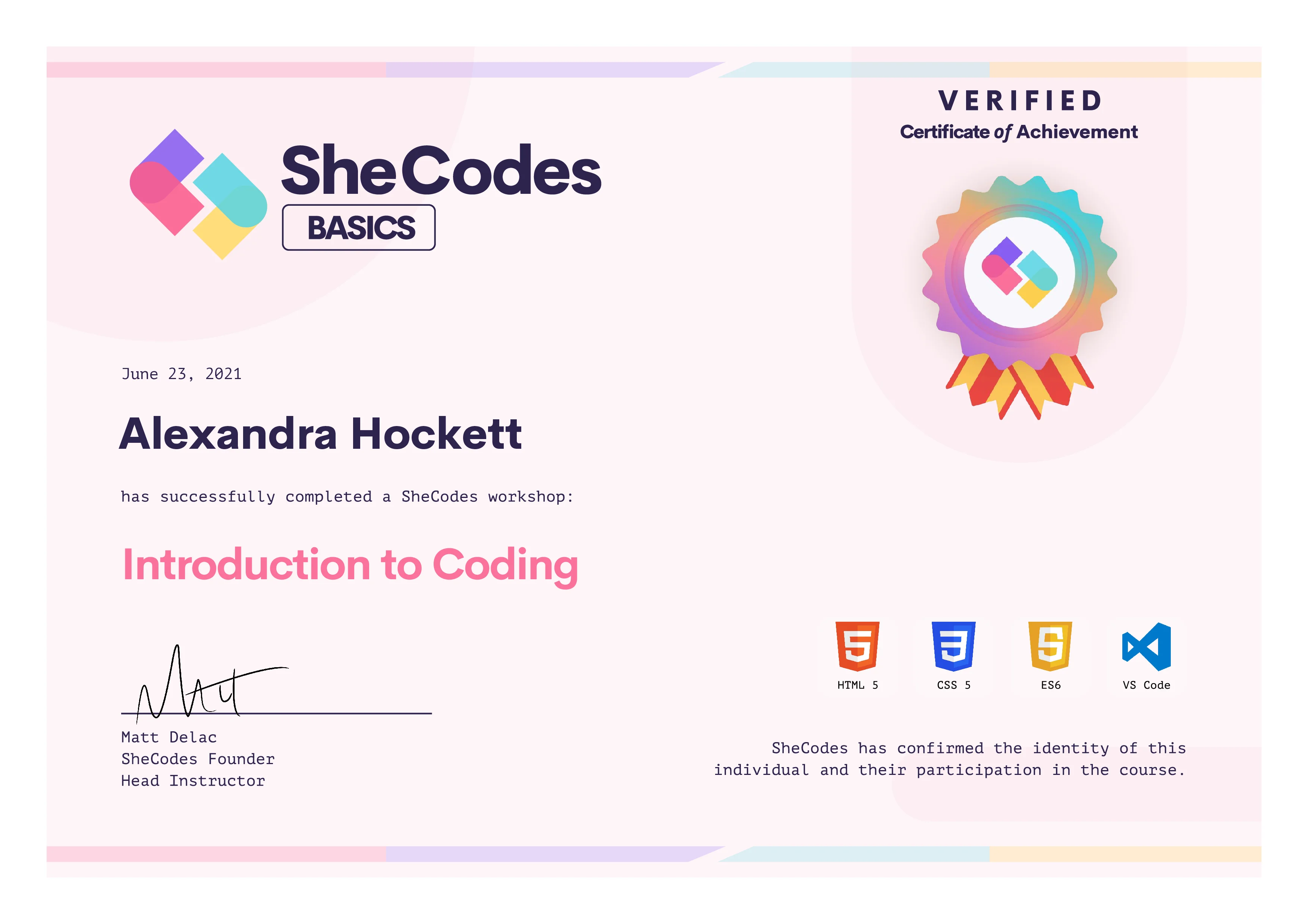 SheCodes Basics